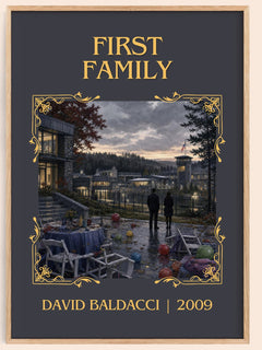 First Family Classic Book Art Print by David Baldacci – book poster