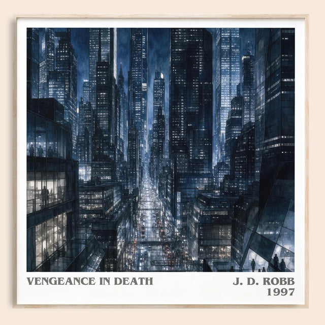 Vengeance In Death Literary Art Print by J. D. Robb