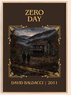 Zero Day Classic Book Art Print by David Baldacci – book poster