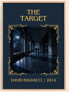 The Target Classic Book Art Print by David Baldacci – book poster