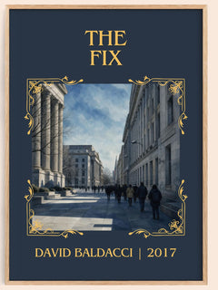 The Fix Classic Book Art Print by David Baldacci – book poster