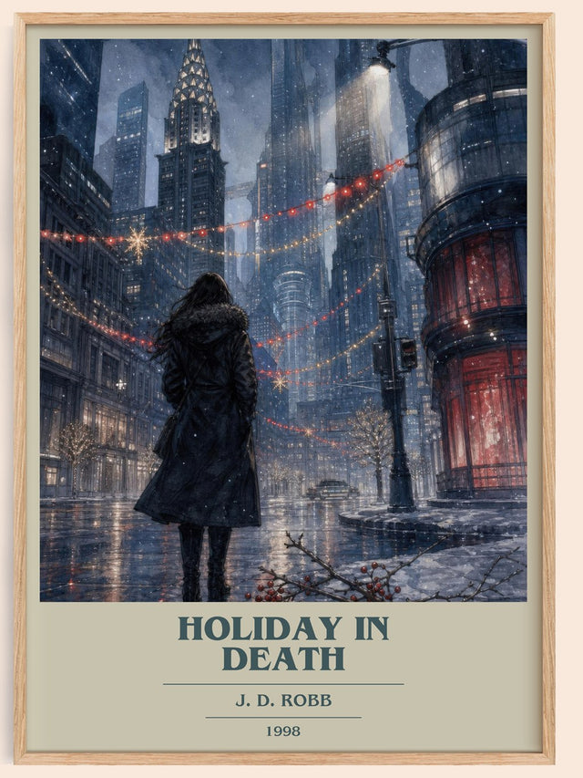 Holiday In Death Book Cover Poster by J. D. Robb