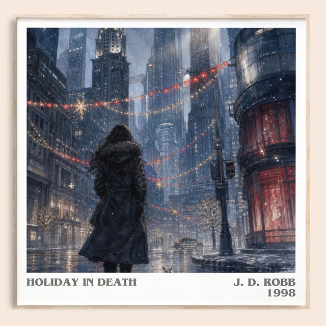 Holiday In Death Literary Art Print by J. D. Robb