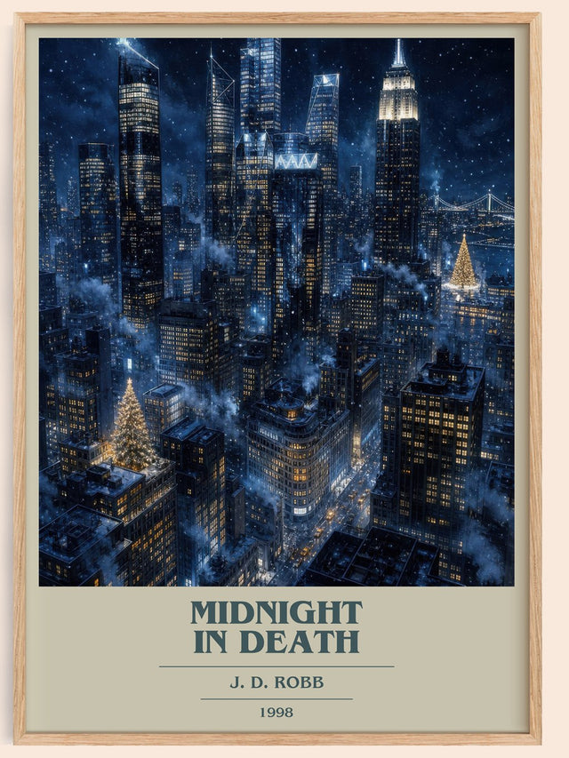 Midnight In Death Book Cover Poster by J. D. Robb