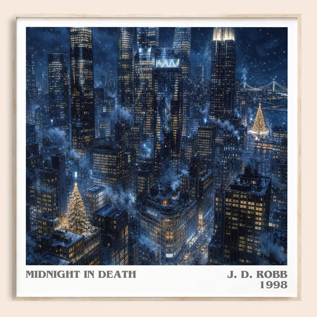 Midnight In Death Literary Art Print by J. D. Robb