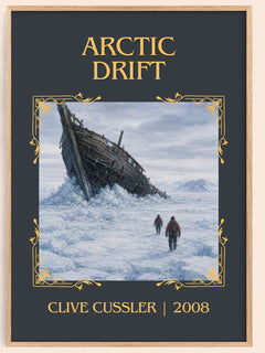 Arctic Drift Classic Book Art Print by Clive Cussler – book poster
