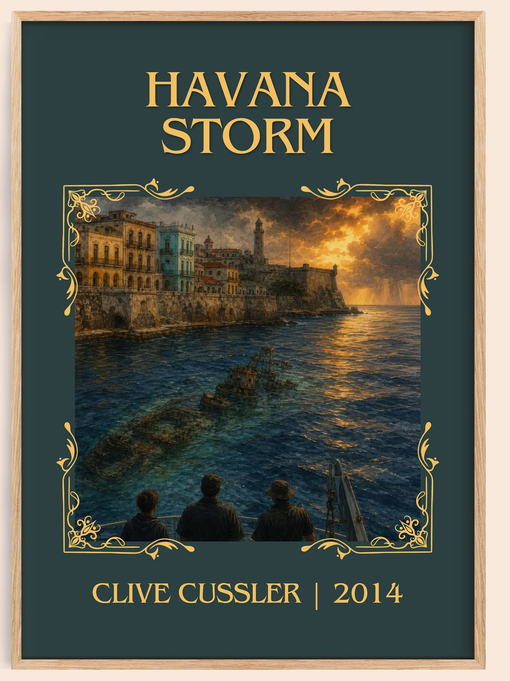 Havana Storm Classic Book Art Print by Clive Cussler – book poster
