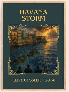 Havana Storm Classic Book Art Print by Clive Cussler – book poster