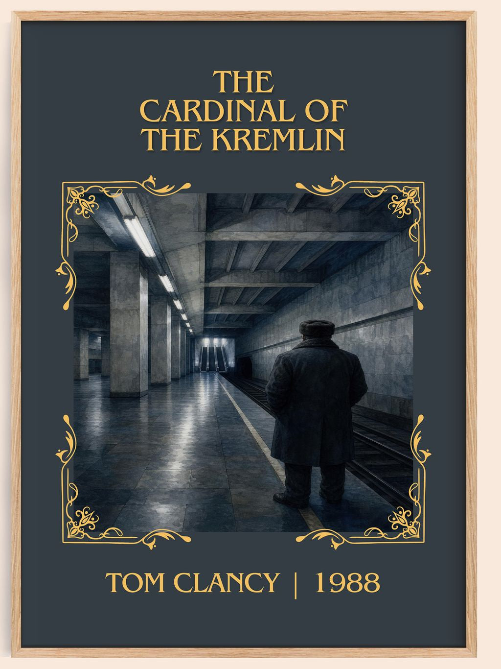 The Cardinal of the Kremlin Classic Book Art Print by Tom Clancy – book poster