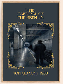 The Cardinal of the Kremlin Classic Book Art Print by Tom Clancy – book poster