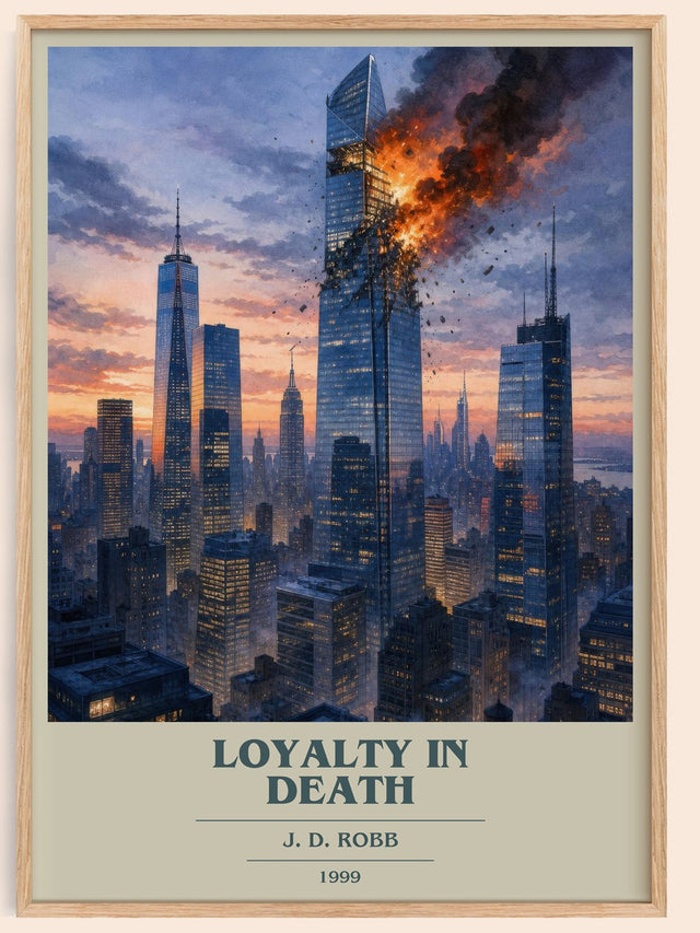 Loyalty In Death Book Cover Poster by J. D. Robb