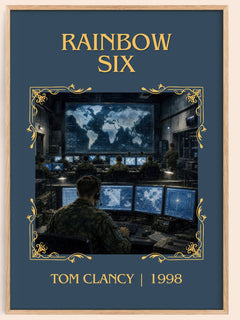 Rainbow Six Classic Book Art Print by Tom Clancy – book poster