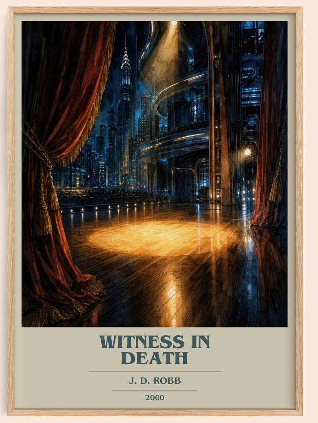Witness In Death Book Cover Poster by J. D. Robb