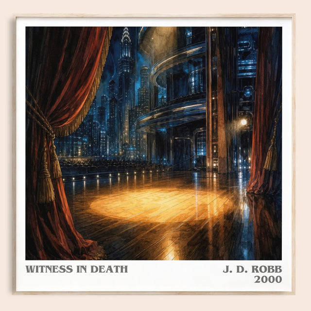 Witness In Death Literary Art Print by J. D. Robb