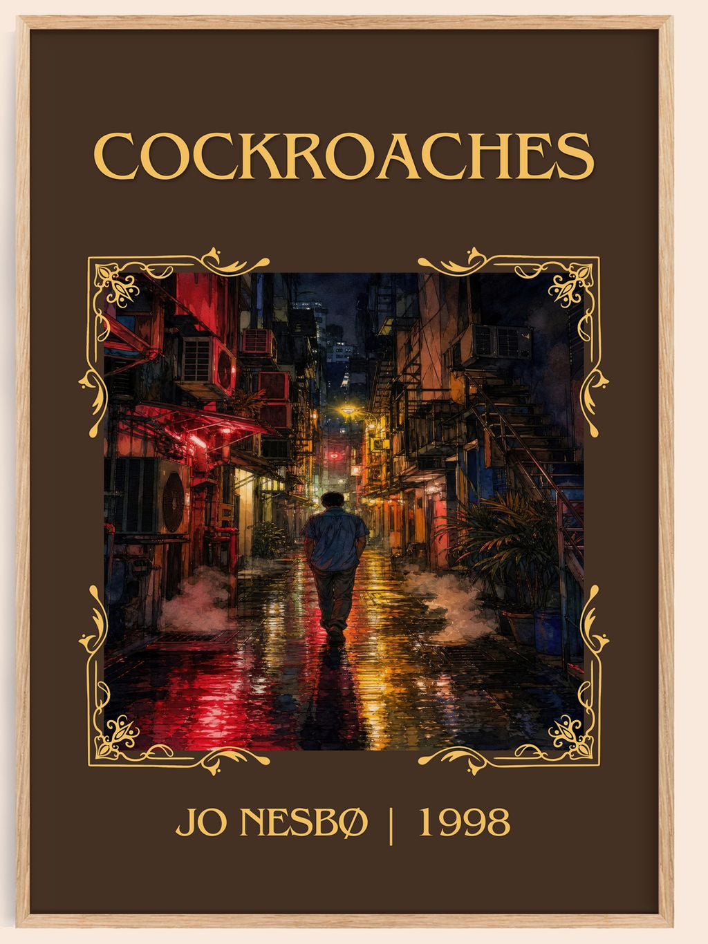 Cockroaches Classic Book Art Print by Jo Nesbø – book poster