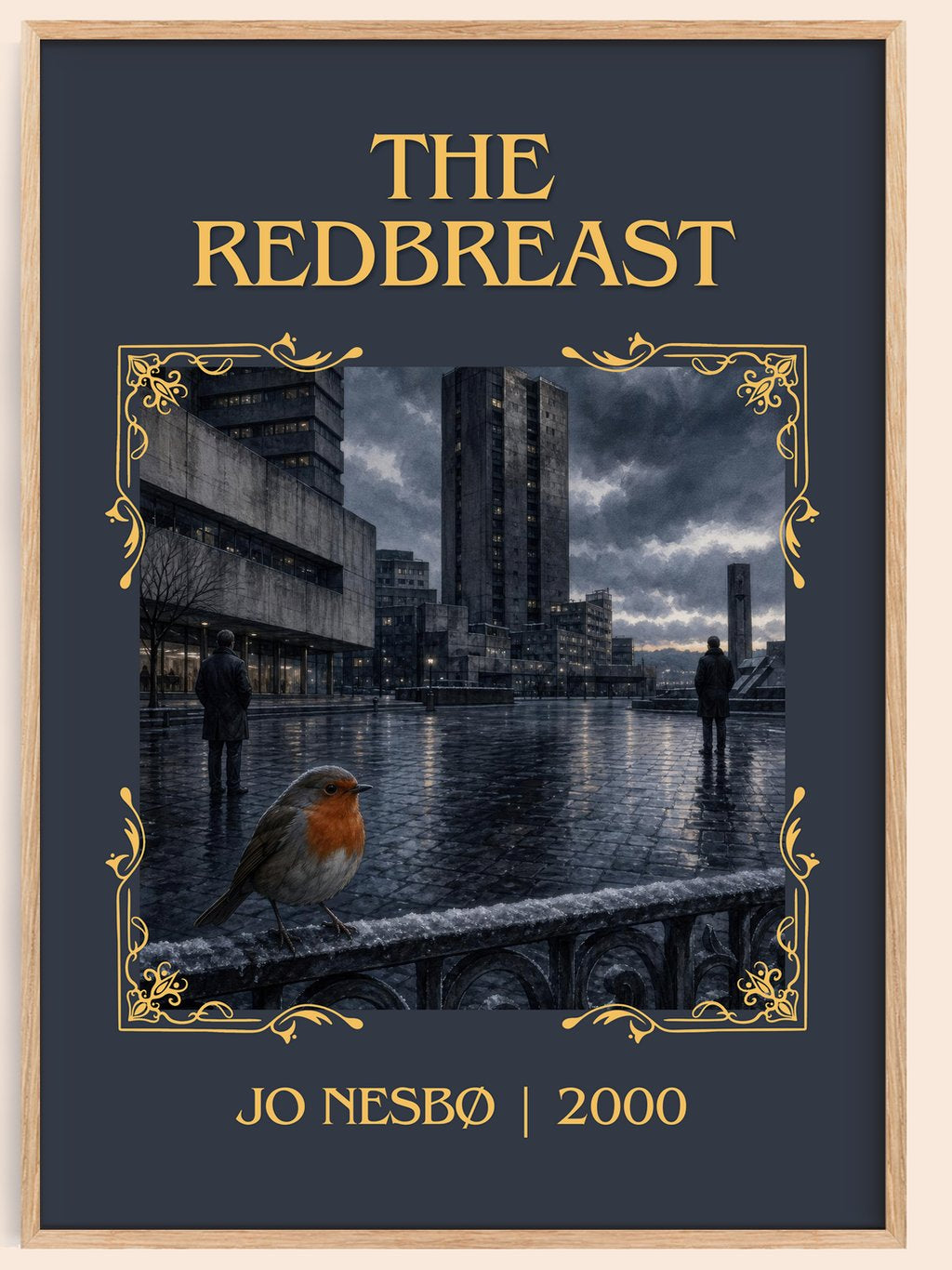 The Redbreast Classic Book Art Print by Jo Nesbø – book poster