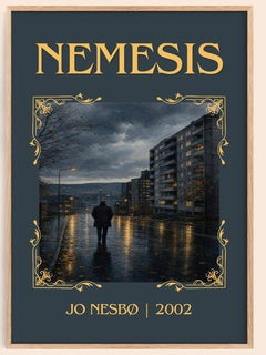 Nemesis Classic Book Art Print by Jo Nesbø – book poster
