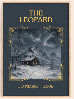 The Leopard Classic Book Art Print by Jo Nesbø – book poster