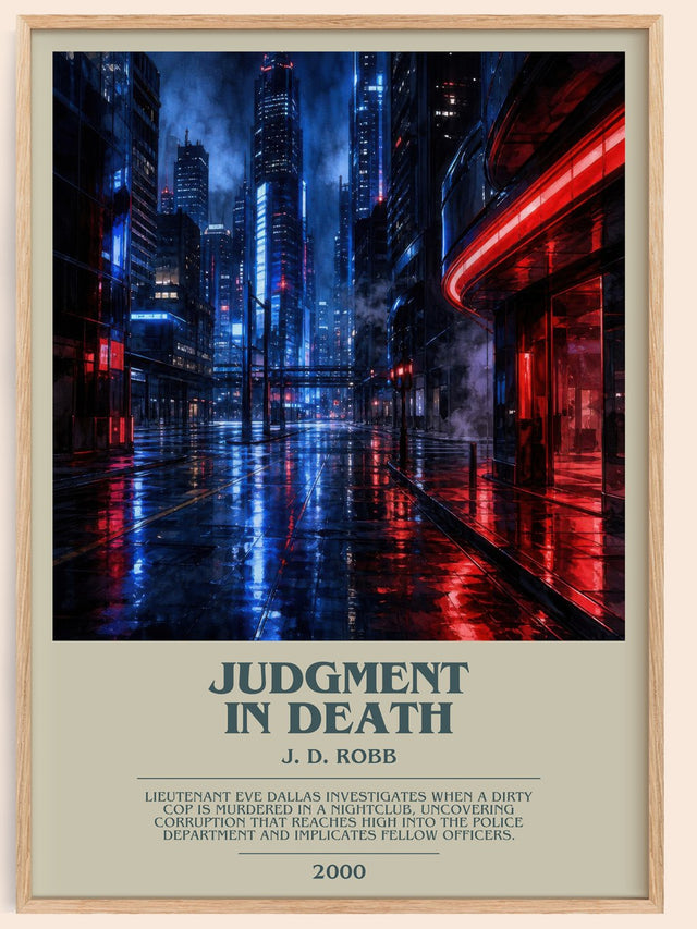 Judgment In Death Bookish Wall Art by J. D. Robb