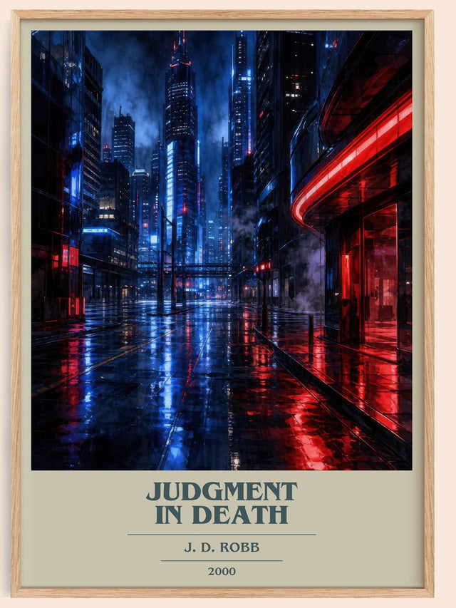 Judgment In Death Book Cover Poster by J. D. Robb