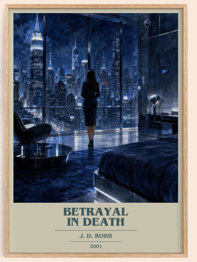 Betrayal In Death Book Cover Poster by J. D. Robb