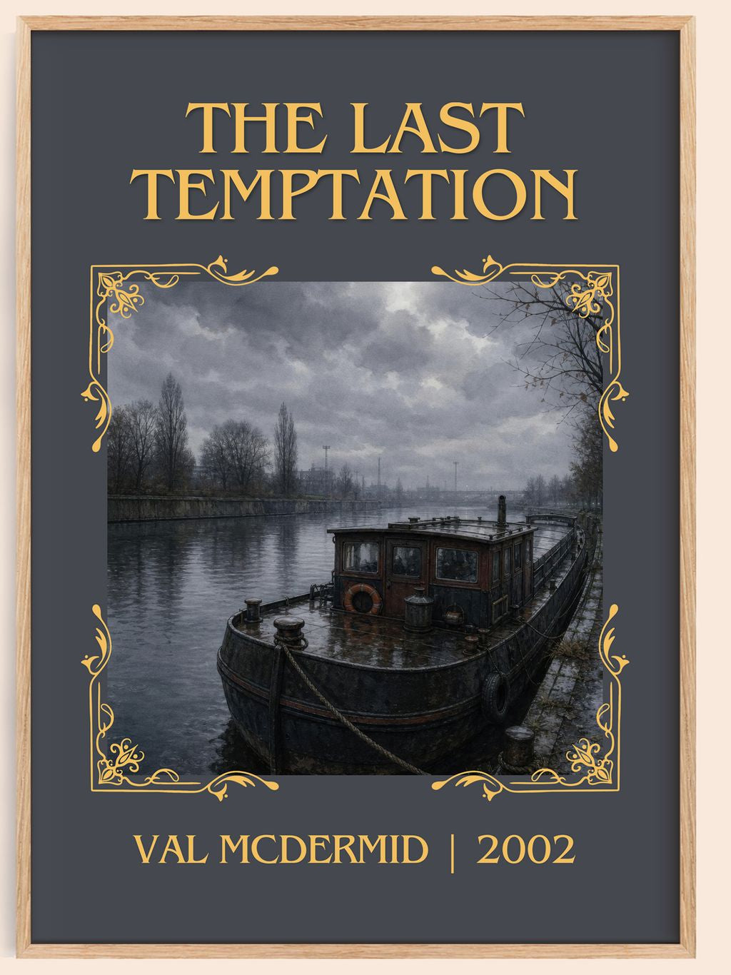 The Last Temptation Classic Book Art Print by Val McDermid – book poster