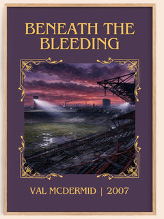 Beneath the Bleeding Classic Book Art Print by Val McDermid – book poster