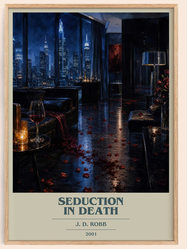 Seduction In Death Book Cover Poster by J. D. Robb