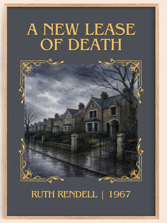 A New Lease of Death Classic Book Art Print by Ruth Rendell – book poster