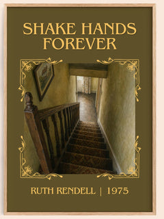 Shake Hands Forever Classic Book Art Print by Ruth Rendell – book poster