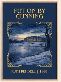 Put On by Cunning Classic Book Art Print by Ruth Rendell – book poster