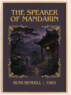 The Speaker of Mandarin Classic Book Art Print by Ruth Rendell – book poster