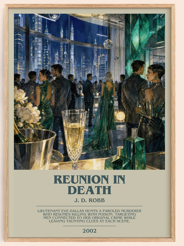 Reunion In Death Bookish Wall Art by J. D. Robb