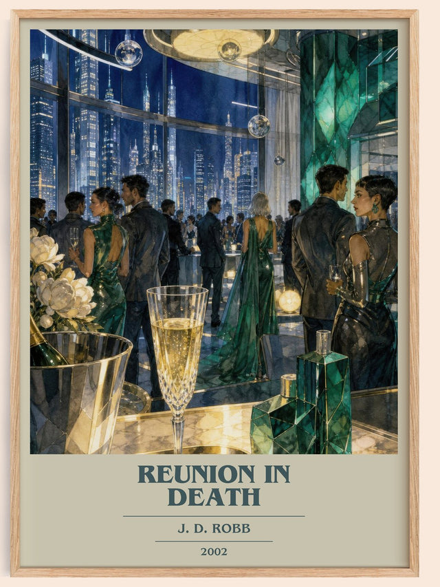 Reunion In Death Book Cover Poster by J. D. Robb
