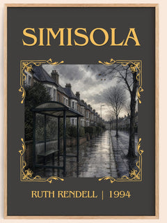 Simisola Classic Book Art Print by Ruth Rendell – book poster