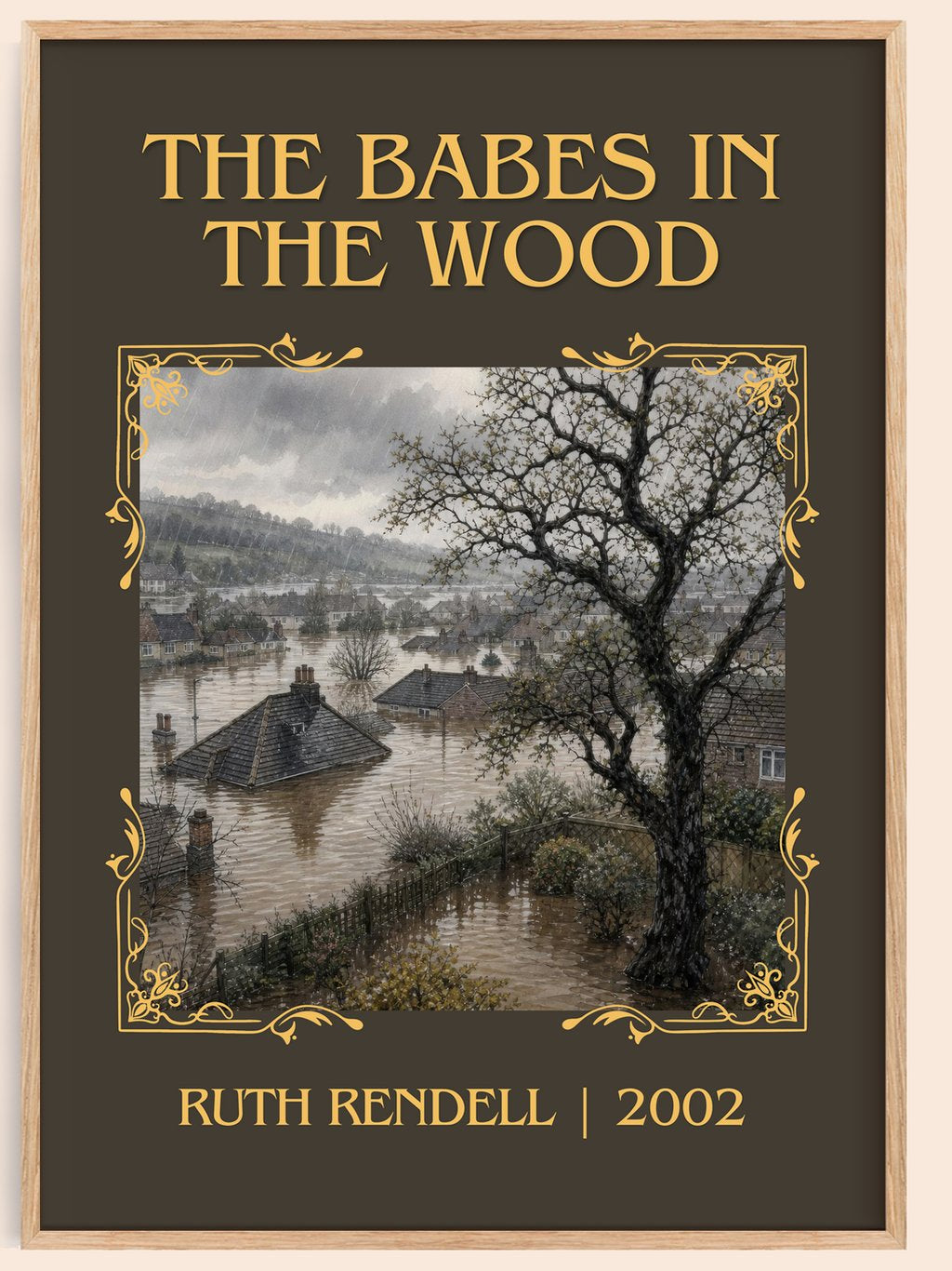 The Babes in the Wood Classic Book Art Print by Ruth Rendell – book poster