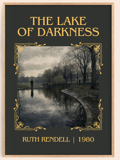 The Lake of Darkness Classic Book Art Print by Ruth Rendell – book poster