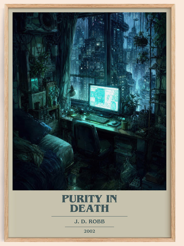 Purity In Death Book Cover Poster by J. D. Robb