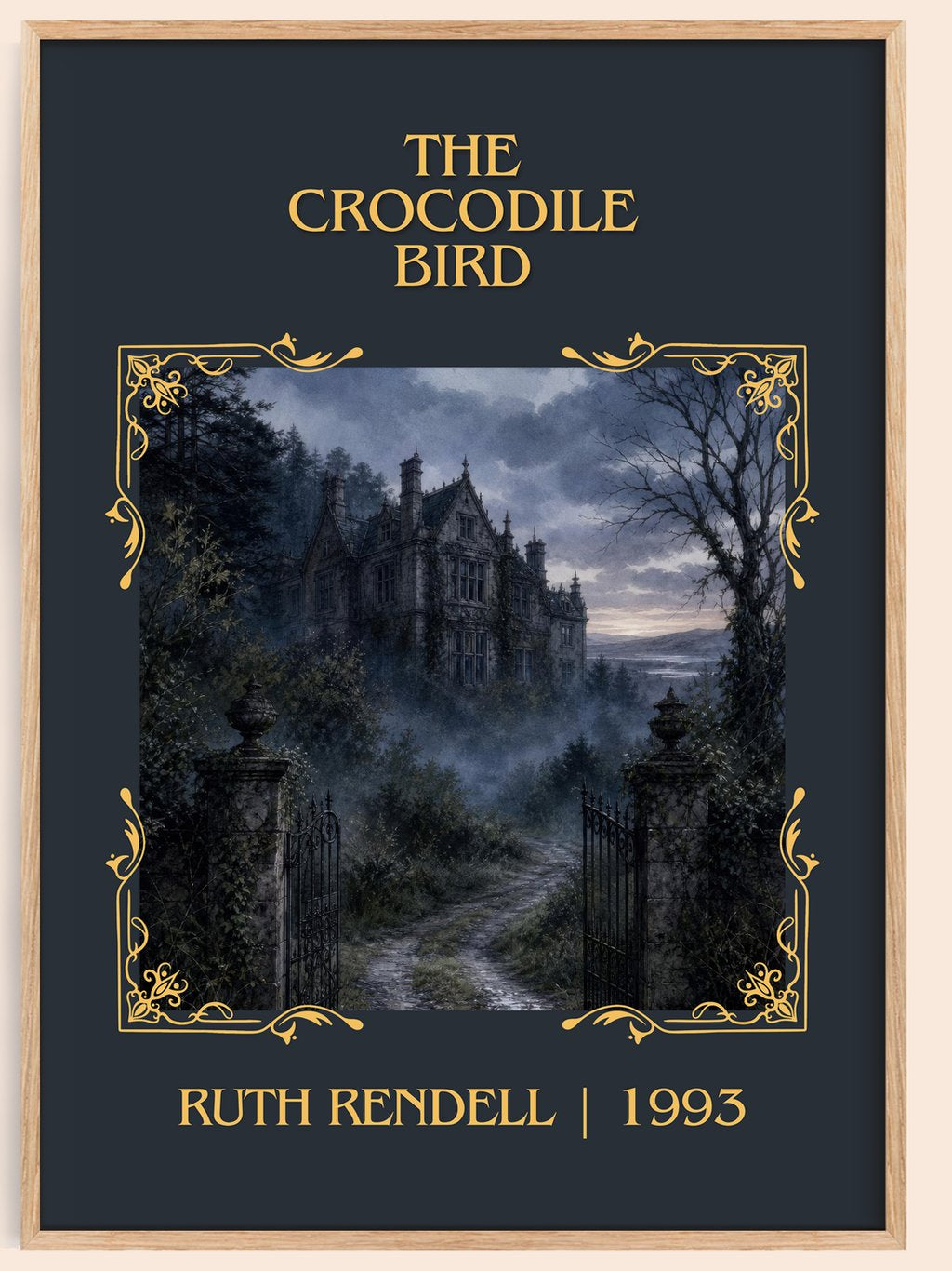 The Crocodile Bird Classic Book Art Print by Ruth Rendell – book poster