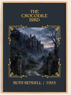 The Crocodile Bird Classic Book Art Print by Ruth Rendell – book poster