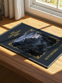 The Crocodile Bird Classic Book Art Print by Ruth Rendell – print on a sunlit desk