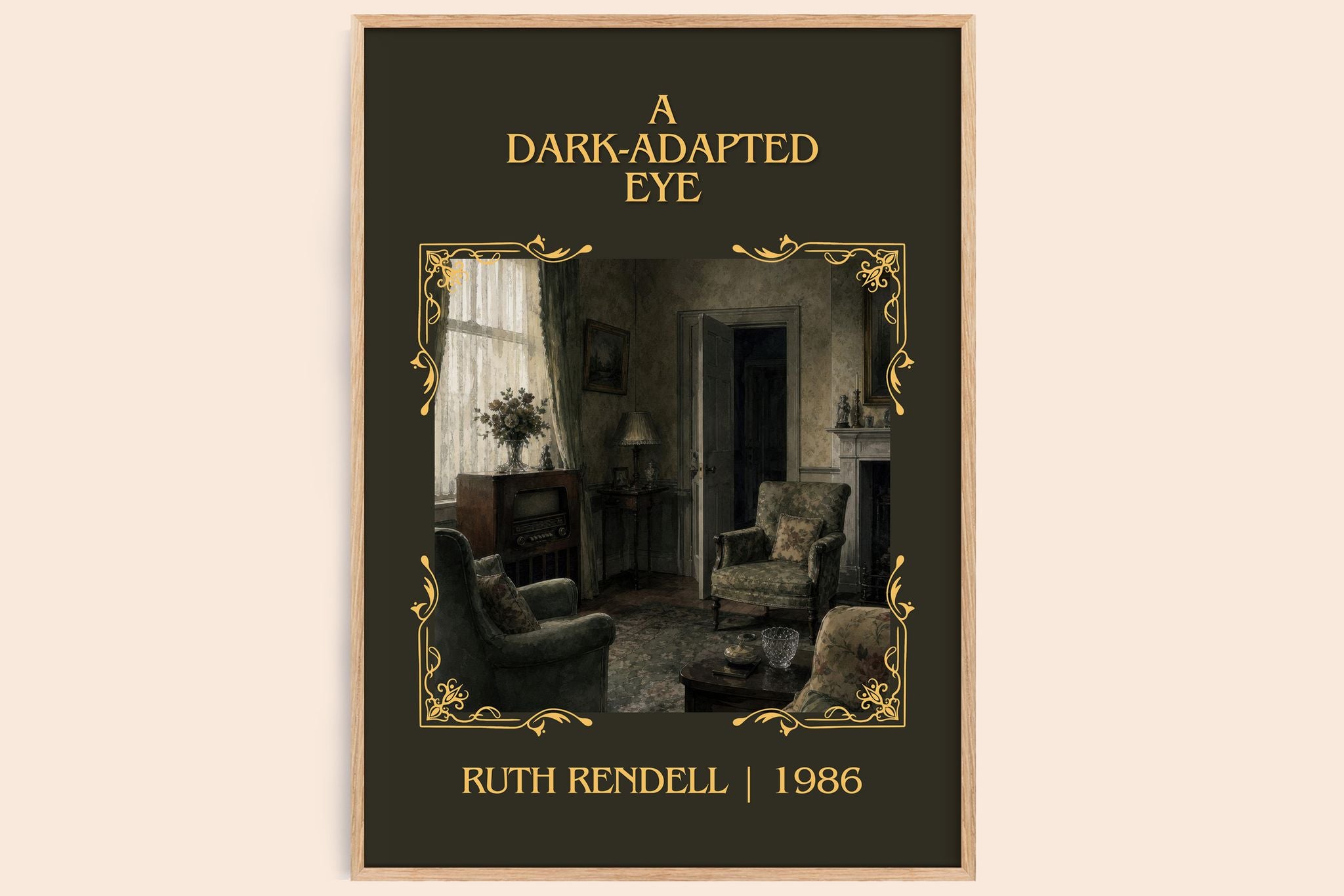A Dark-Adapted Eye Classic Book Art Print by Ruth Rendell