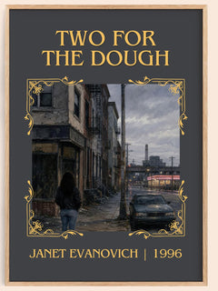 Two for the Dough Classic Book Art Print by Janet Evanovich – book poster