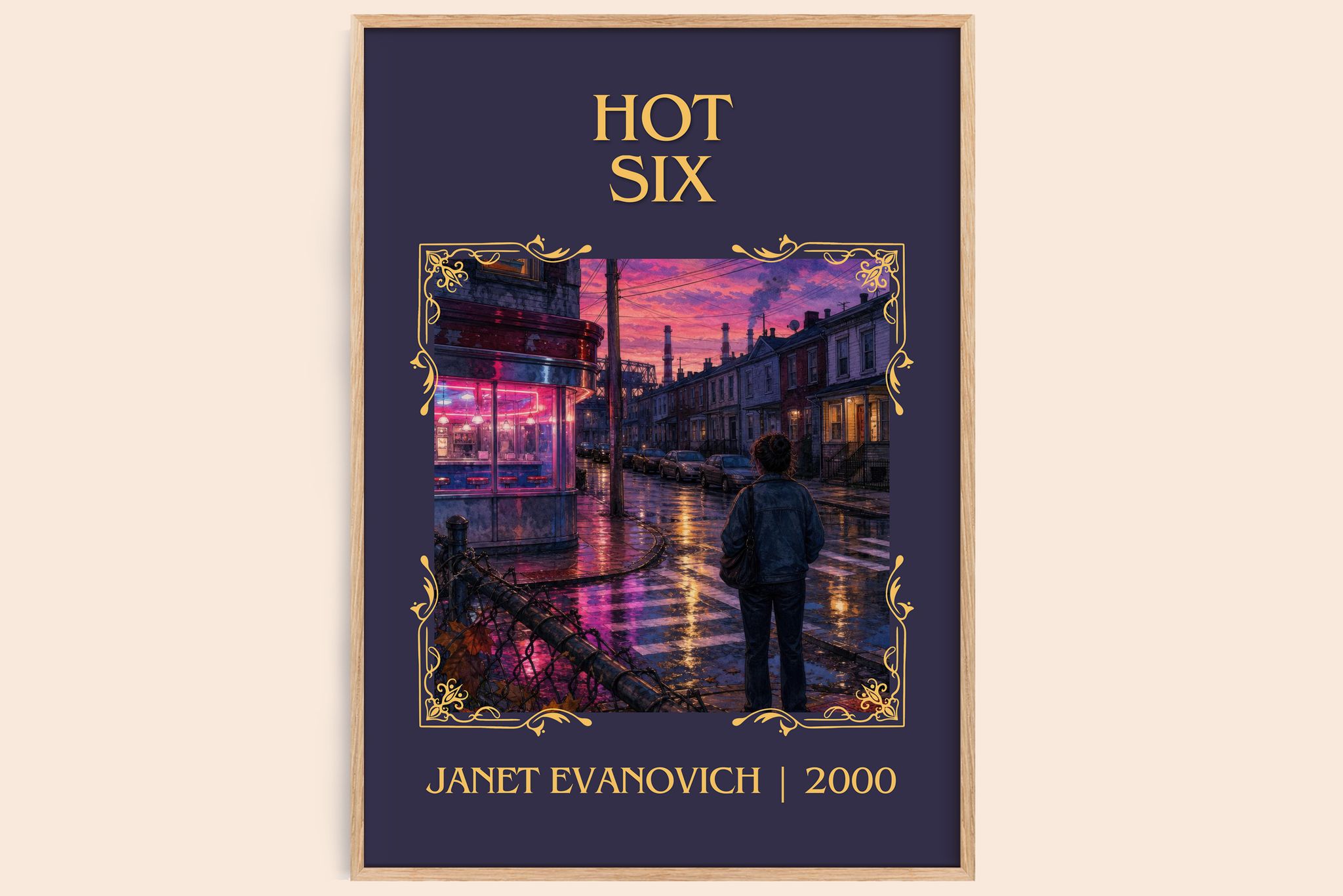 Hot Six Classic Book Art Print by Janet Evanovich