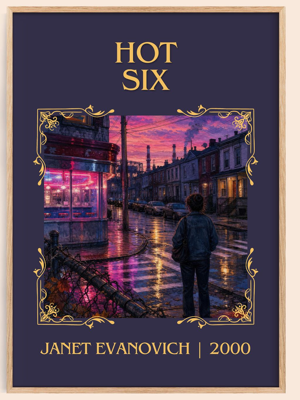 Hot Six Classic Book Art Print by Janet Evanovich – book poster