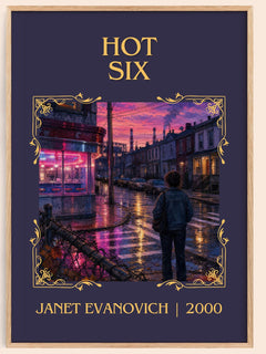 Hot Six Classic Book Art Print by Janet Evanovich – book poster