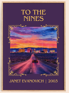 To the Nines Classic Book Art Print by Janet Evanovich – book poster