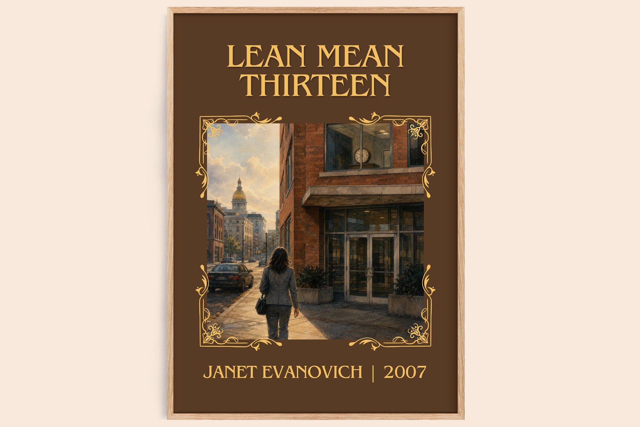 Lean Mean Thirteen Classic Book Art Print by Janet Evanovich