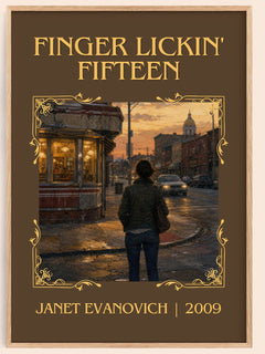 Finger Lickin' Fifteen Classic Book Art Print by Janet Evanovich – book poster