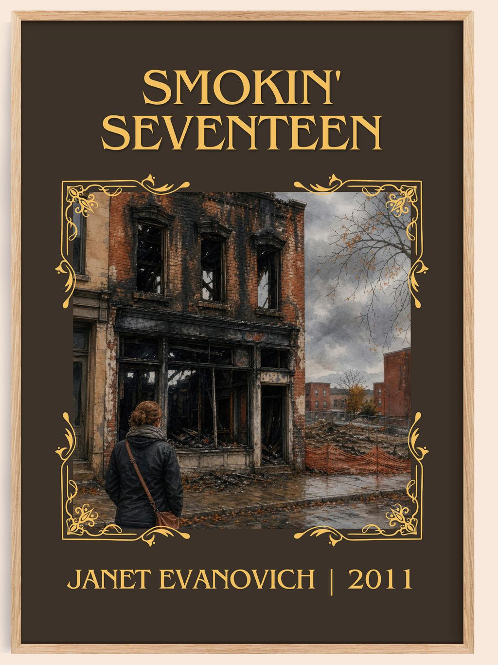 Smokin' Seventeen Classic Book Art Print by Janet Evanovich – book poster